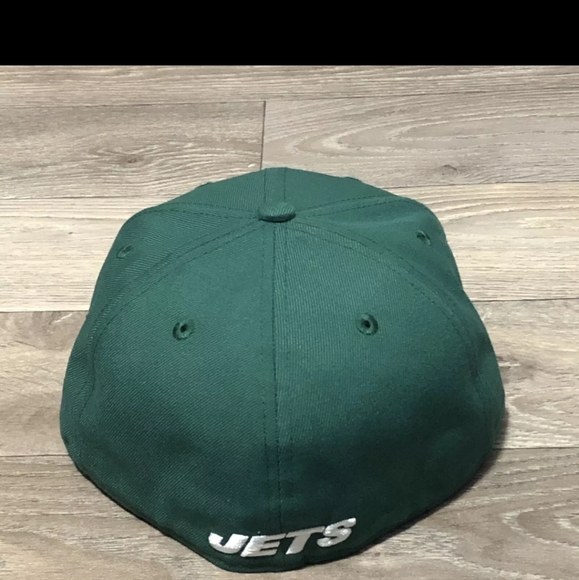 New Era New York Jets 59Fifty 5950 NFL Team Basic 2019 Green OTC Hat Size 7 3/4 - Picture 4 of 4